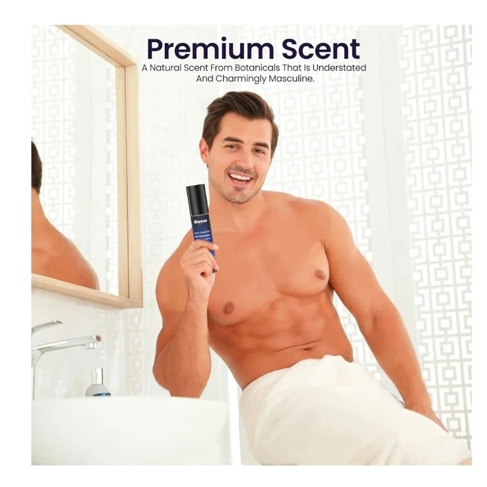 2-pack Qiouno Ball Deodorant for Men‎ Botanical Formula Refreshing Lotion